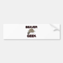 Beaver Geek Bumper Sticker