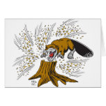 Beaver Greeting Card