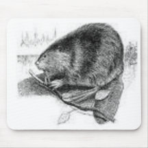 beaver mouse pads