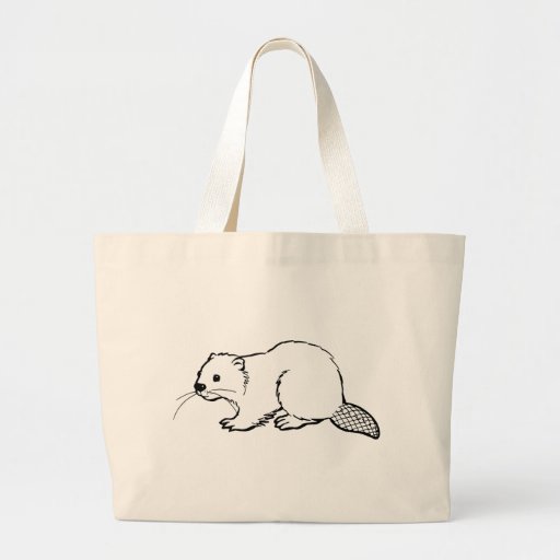 Beaver Tote Bag