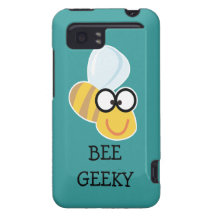 BEE be GEEKY cute bee with glasses HTC Vivid Covers