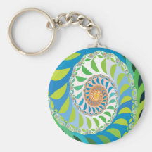 Bee Colony Fractal Keychains