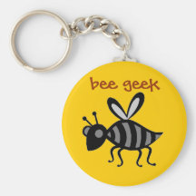 bee geek key chains