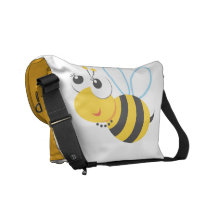 Bee inspired Messenger Bag by PaddleDuck