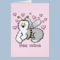 Bee Mine Old English Sheepdog cards