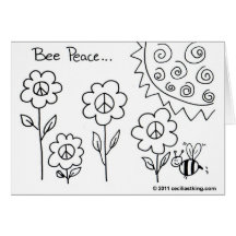 Bee Peace Cards