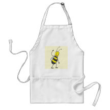 Bee Shirt | Custom Bee Waving Hand Come Apron