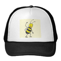 Bee Shirt | Custom Bee Waving Hand Come Mesh Hats