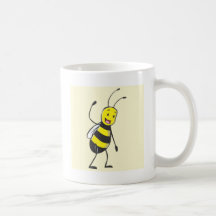 Bee Shirt | Custom Bee Waving Hand Come Mugs