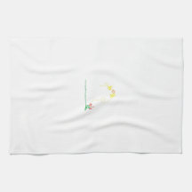 bee spring love dish towels