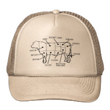 BEEF COW TRUCKER HATS
