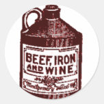 Beef, iron and wine stickers