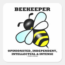 Beekeeper Opinionated Independent Intellectual Stickers
