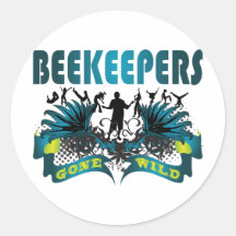 Beekeepers Gone Wild Stickers