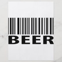 beer barcode label icon personalized flyer