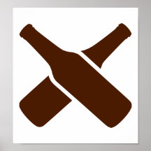 Beer bottles posters