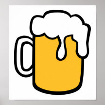 Beer glass posters