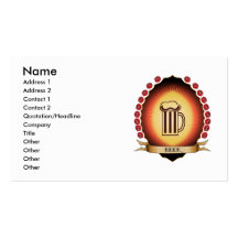 Beer Mandorla Business Cards