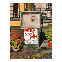 Beer on Tap Postcard