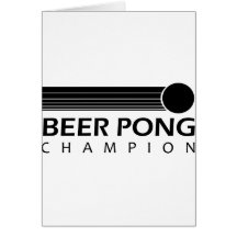 Beer Pong Champion Cards