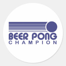 Beer Pong Sticker
