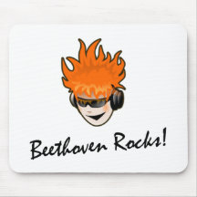 Beethoven Rocks! Mousepads