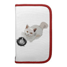 Begging Cat with Empty Food Bowl Planner