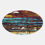 Behind the Lines - Abstract Stickers