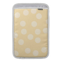 Beige Dot Pattern. MacBook Air Sleeve