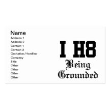 being grounded business cards