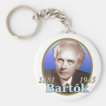 Bela Bartok Keychains