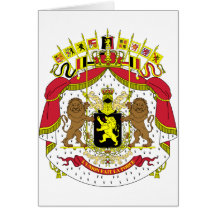 Belgium Coat of Arms Greeting Cards