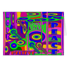 Believe in Love, Hope & Peace Cards