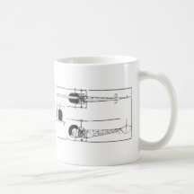 Bell 47 Helicopter Mug