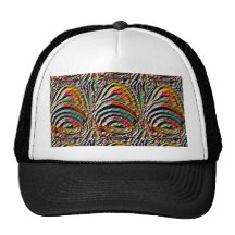 Bell, Gong : Ancient Temple Wall Engraved Art Trucker Hat