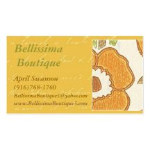 Bellissima Boutique Business Cards