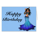 Belly Dancer Birthday Cards