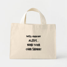 BELLY DANCER HUMOUR BAG