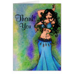 Belly Dancer Thank You Cards