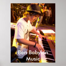 Ben Babylon Music Poster