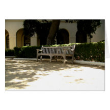 Bench Greeting Cards