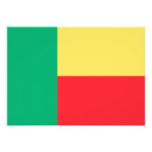 Benin Flag Custom Invites