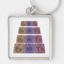 Benita as Beryllium Nickle  Tantalum Key Chains