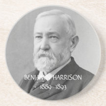 Benjamin Harrison Coaster