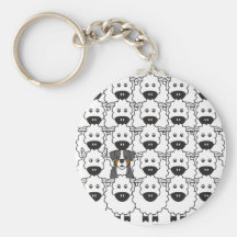 Bernese Mountain Dog in the Sheep Keychains