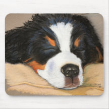 Bernese Puppy Mouse Pad