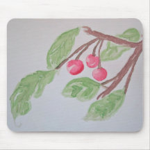 Berry Branch Mouse Pad