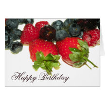 Berry Delight Happy Birthday Card