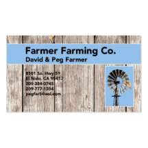 Bespoke/Peg Farmer Business Card Templates