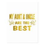 Best Aunt & Uncle Postcards